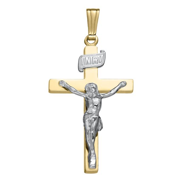 14K Gold Filled Cross Necklace Image 2 Miner's Den Jewelers Royal Oak, MI