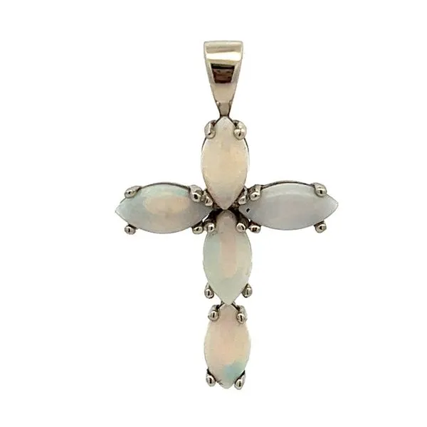 Opal Cross Pendant Miner's Den Jewelers Royal Oak, MI