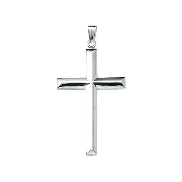 24" Sterling Silver Cross Necklace Miner's Den Jewelers Royal Oak, MI