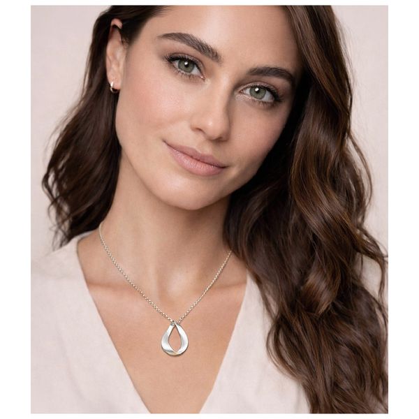 LOVE Pendant in Silver Image 2 Miner's Den Jewelers Royal Oak, MI