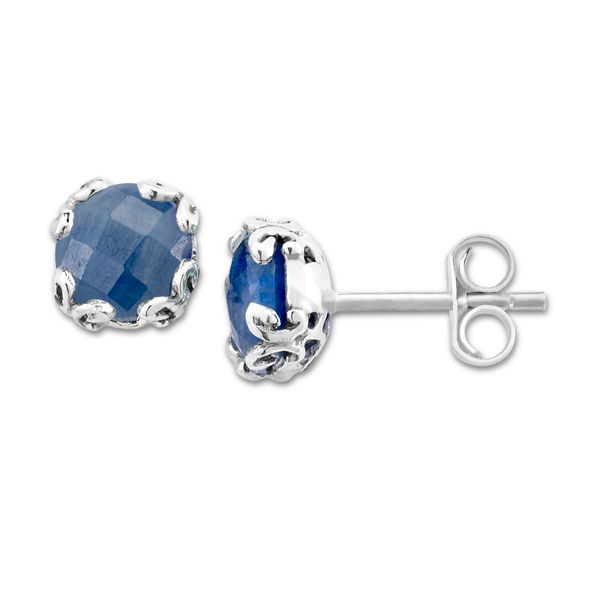 Sapphire Glow Stud Earrings Miner's Den Jewelers Royal Oak, MI