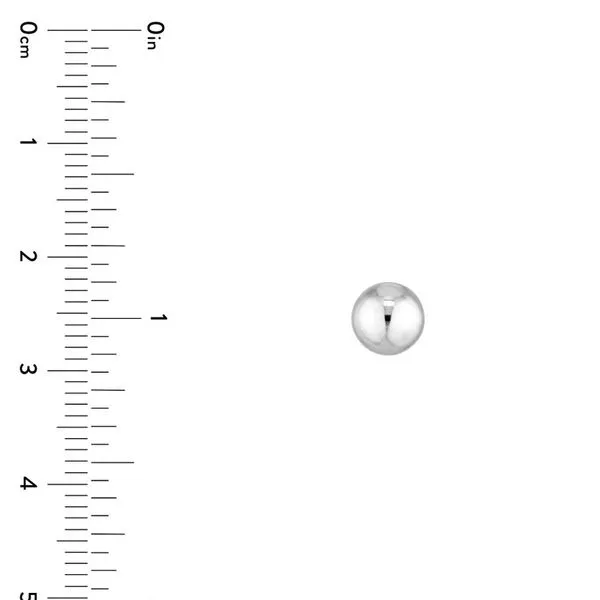 Sterling Silver 7mm Polished Ball Stud Earrings Image 2 Miner's Den Jewelers Royal Oak, MI