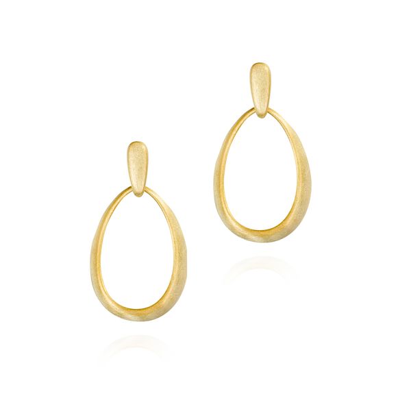 Oval Earrings in Gold Vermeil Miner's Den Jewelers Royal Oak, MI