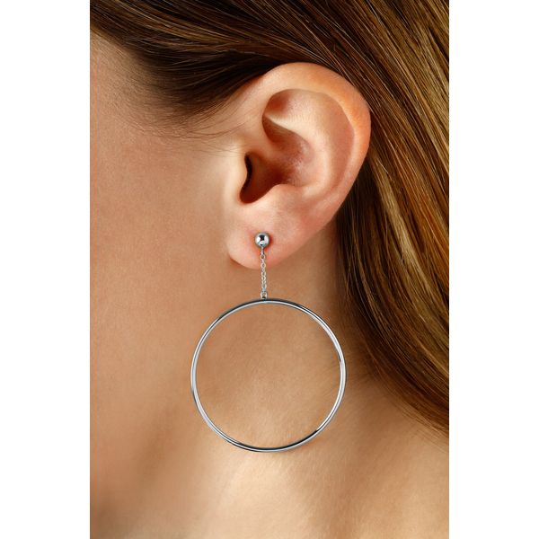 Silver Earrings Image 2 Miner's Den Jewelers Royal Oak, MI