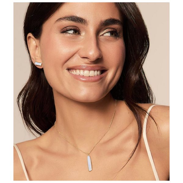 Rainbow Moonstone Earrings Image 2 Miner's Den Jewelers Royal Oak, MI