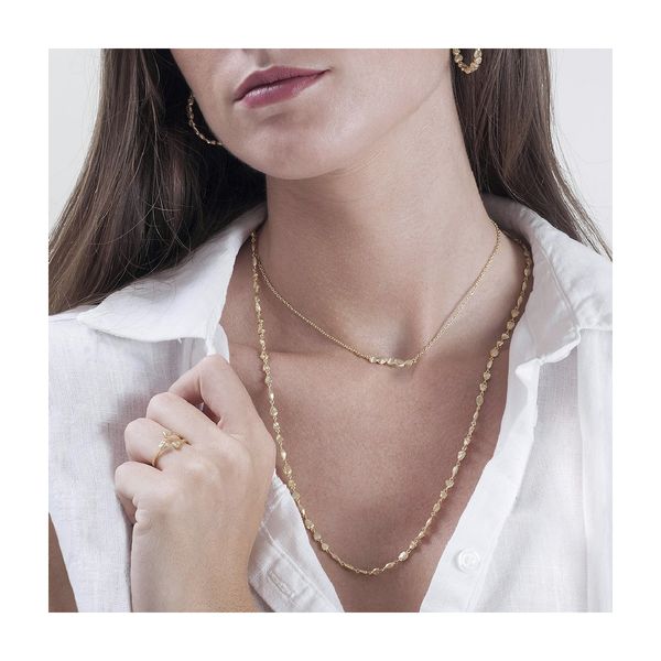 NUGGETS Necklace in Silver - 18k Gold Vermeil Image 3 Miner's Den Jewelers Royal Oak, MI