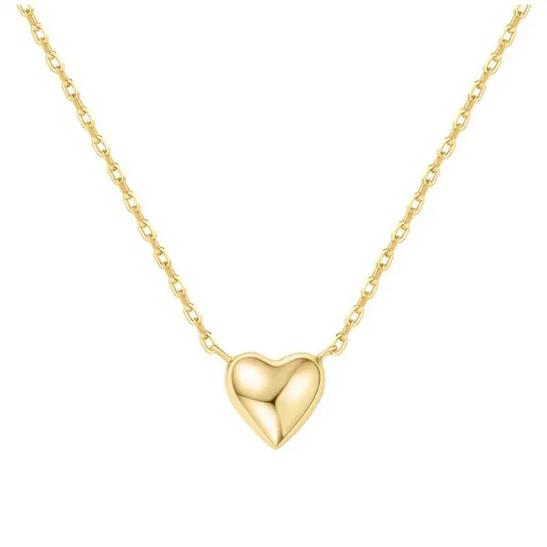 Gold Sweetheart Necklace Image 2 Miner's Den Jewelers Royal Oak, MI