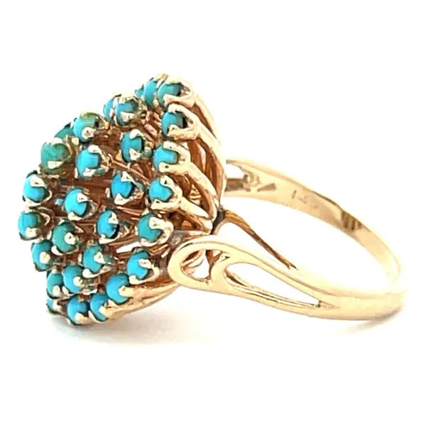 Turquoise Estate Ring Image 2 Miner's Den Jewelers Royal Oak, MI