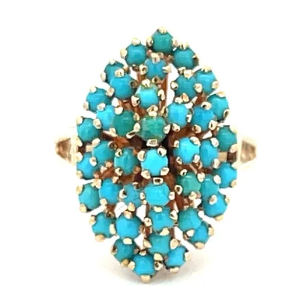 Turquoise Estate Ring Miner's Den Jewelers Royal Oak, MI