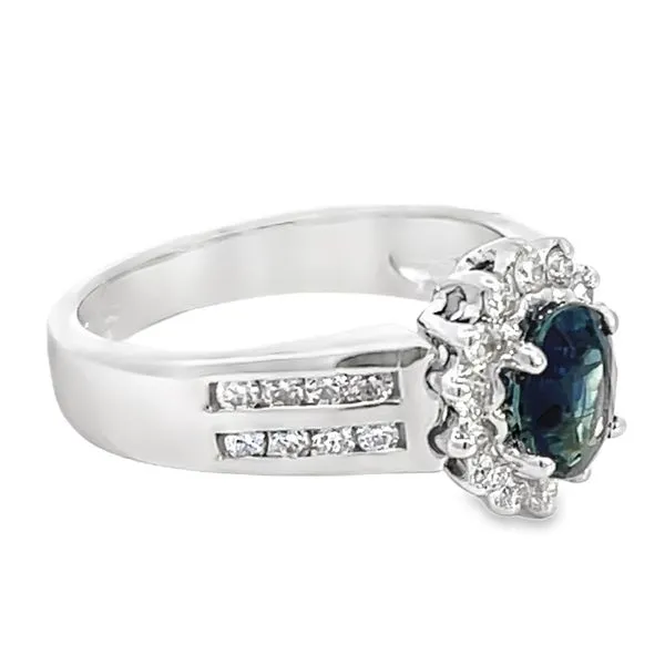 Sapphire and Diamond Ring Image 2 Miner's Den Jewelers Royal Oak, MI