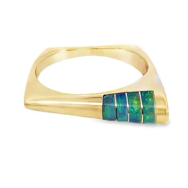 Diamond and Opal Ring