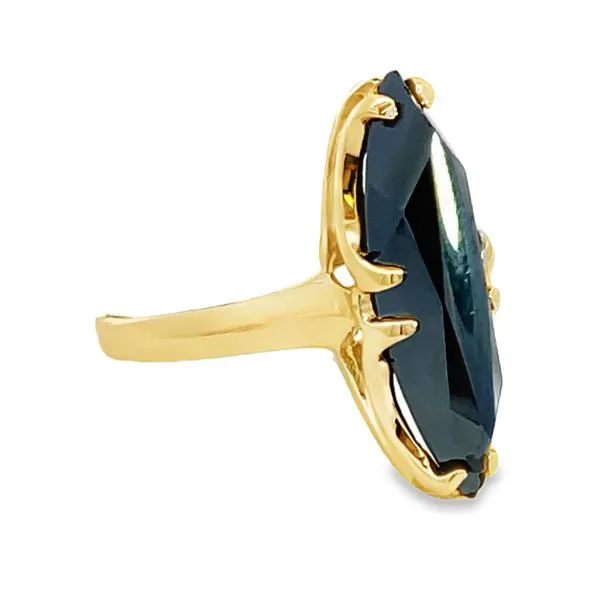Marquise Hematite Ring Image 2 Miner's Den Jewelers Royal Oak, MI