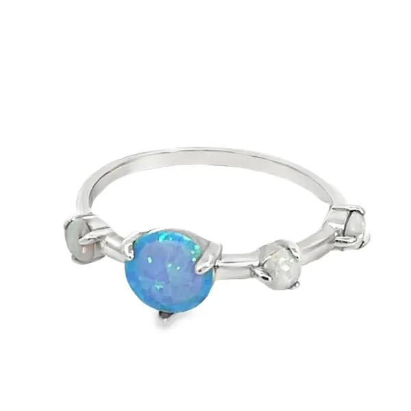 Contemporary Opal Ring Miner's Den Jewelers Royal Oak, MI