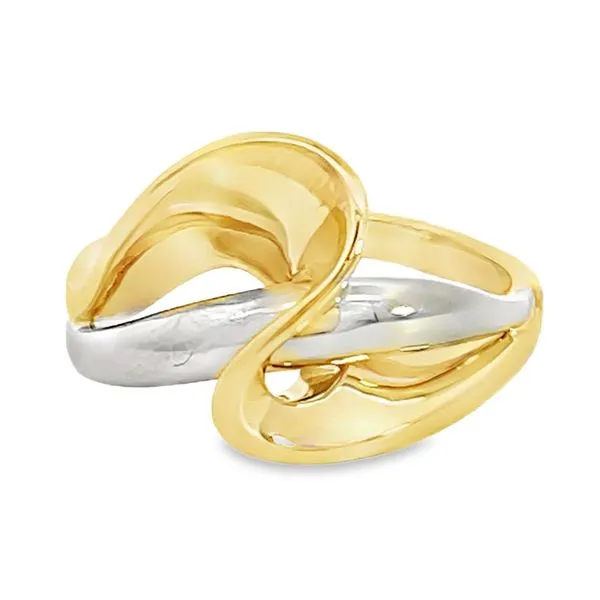 Two-Tone Freeform Ring Miner's Den Jewelers Royal Oak, MI