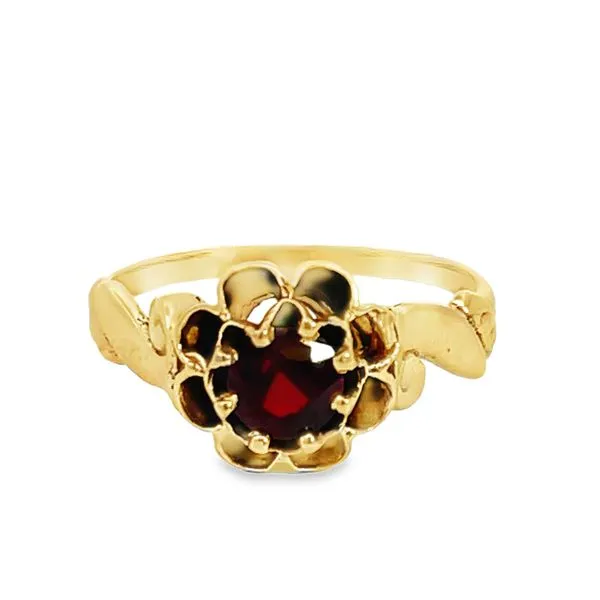 Antique Style Garnet Ring Miner's Den Jewelers Royal Oak, MI