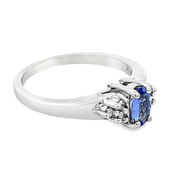 Tanzanite and Diamond Ring Image 2 Miner's Den Jewelers Royal Oak, MI