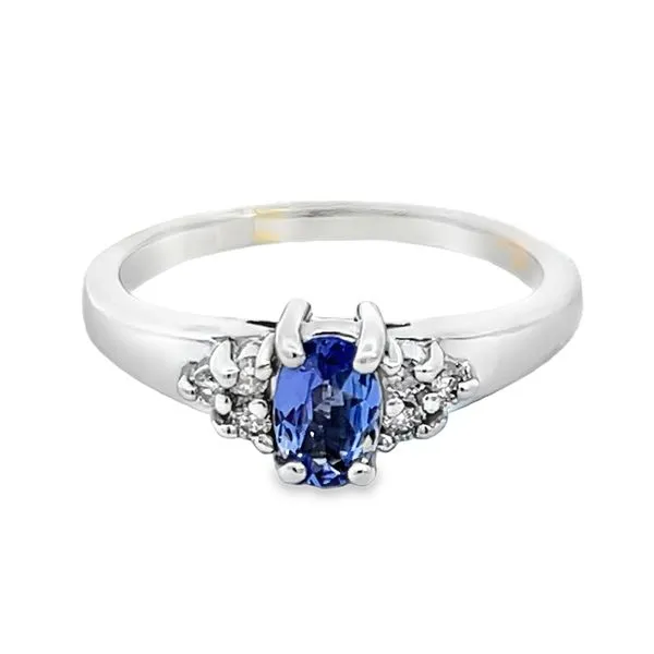 Tanzanite and Diamond Ring Miner's Den Jewelers Royal Oak, MI