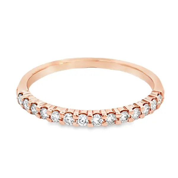 Rose Gold Diamond Band Miner's Den Jewelers Royal Oak, MI