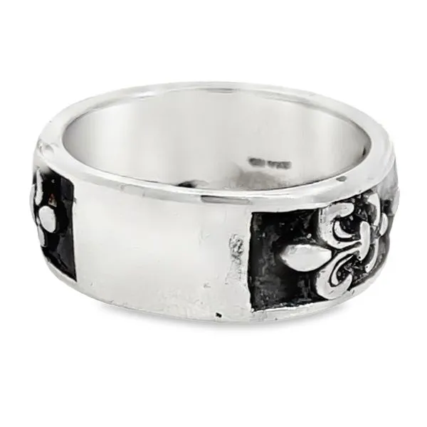 Fleur De Leis Ring Image 2 Miner's Den Jewelers Royal Oak, MI