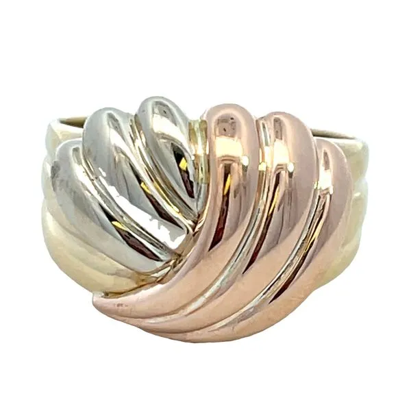 Tri Color 18 Karat Ladies Ring Image 2 Miner's Den Jewelers Royal Oak, MI