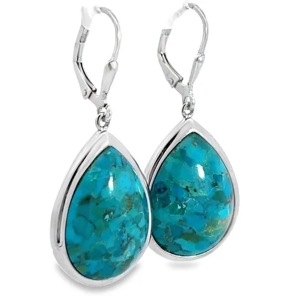 Turquoise Earrings Image 2 Miner's Den Jewelers Royal Oak, MI