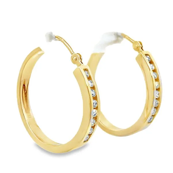 Diamond Hoop Earrings Miner's Den Jewelers Royal Oak, MI