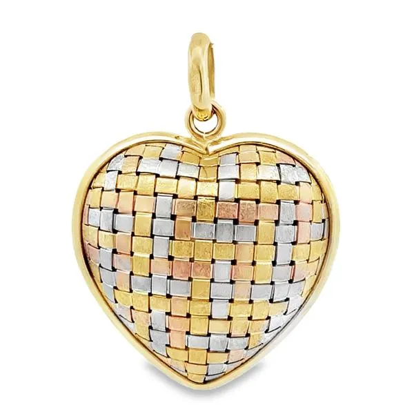 Tri-Color Gold Estate Pendant Miner's Den Jewelers Royal Oak, MI
