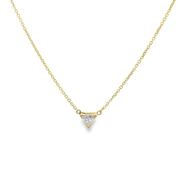 Trillion Cut Diamond Necklace