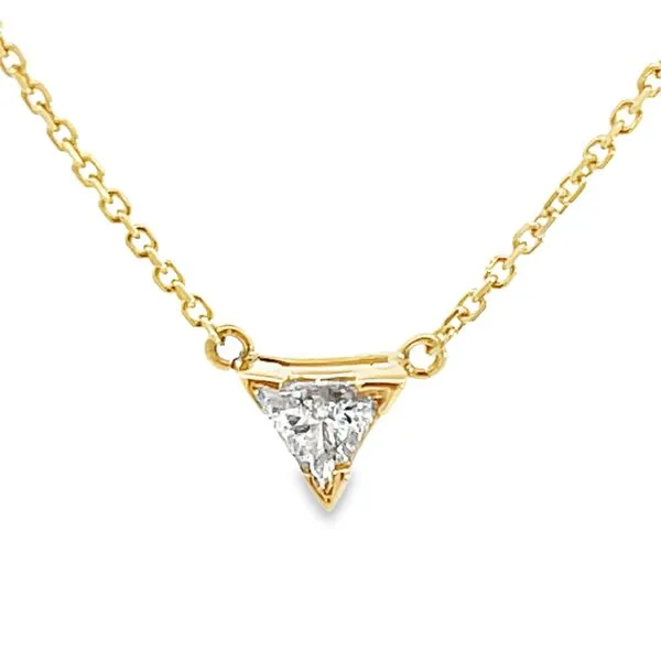 Trillion Cut Diamond Necklace