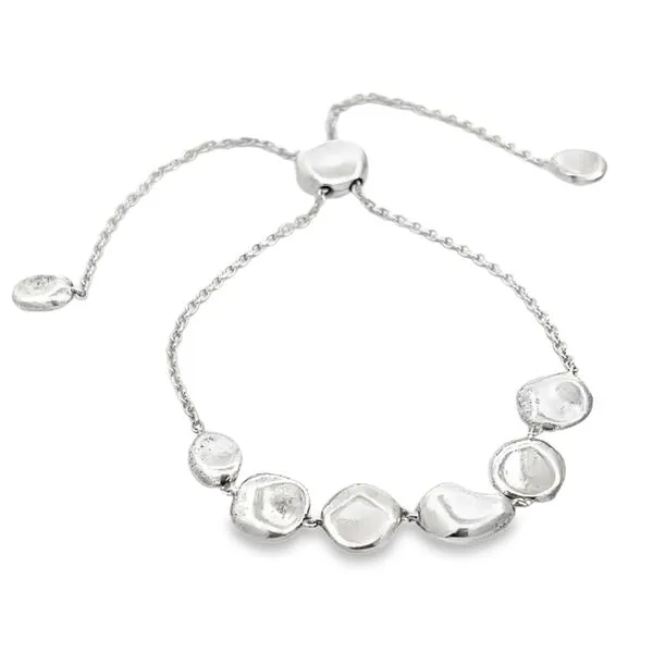 Sterling Silver Nugget Adjustable Bracelet Miner's Den Jewelers Royal Oak, MI