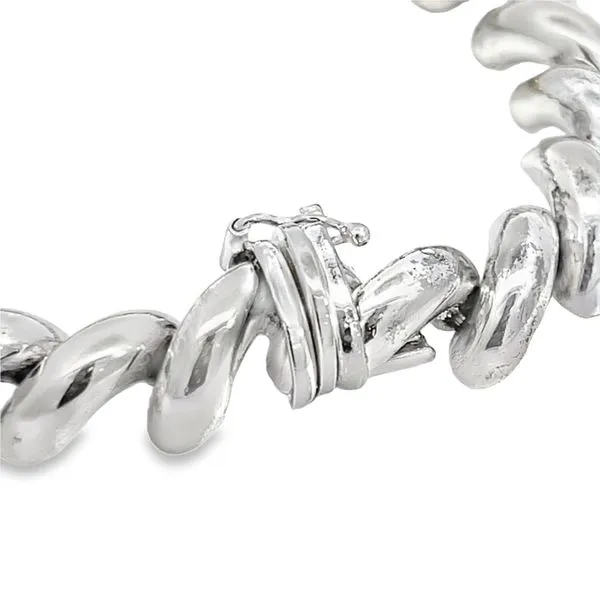 Macaroni Link Bracelet Image 2 Miner's Den Jewelers Royal Oak, MI