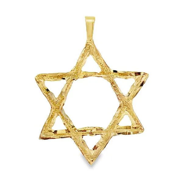 Star of David 14K Gold Estate Pendant Miner's Den Jewelers Royal Oak, MI