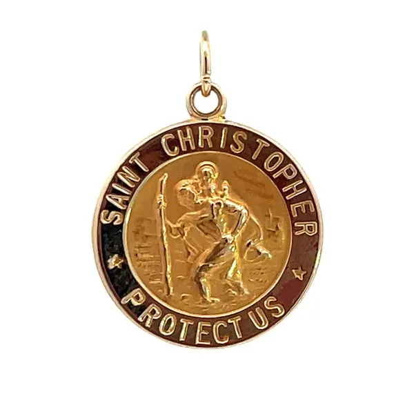 14 Karat Saint Christopher Estate Charm