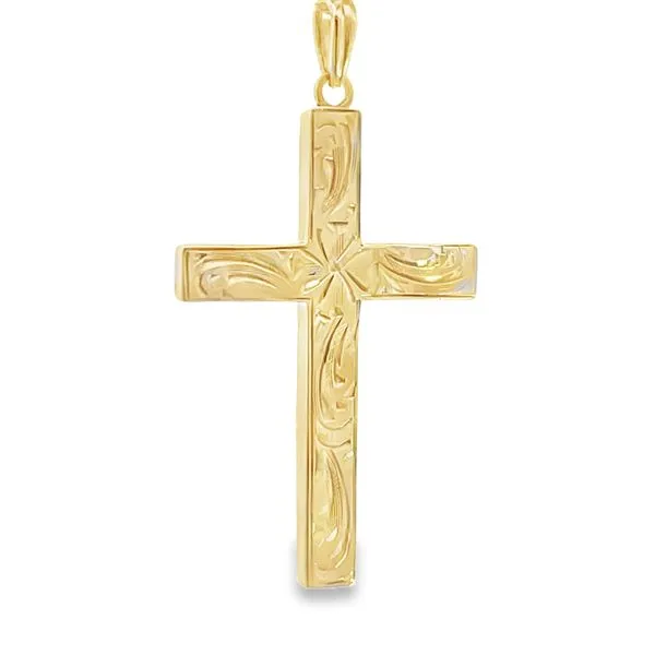 Engraved Cross Charm/Pendant