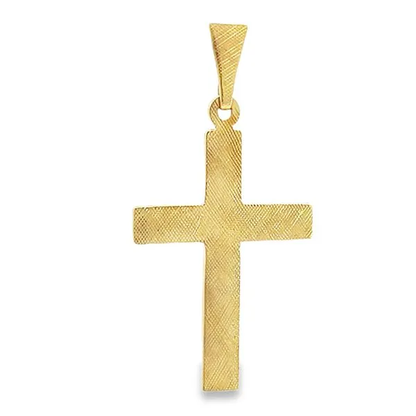 Textured Cross Charm