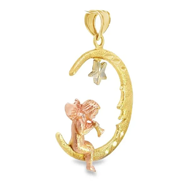 Moon, Star and Angel/Fairy Charm