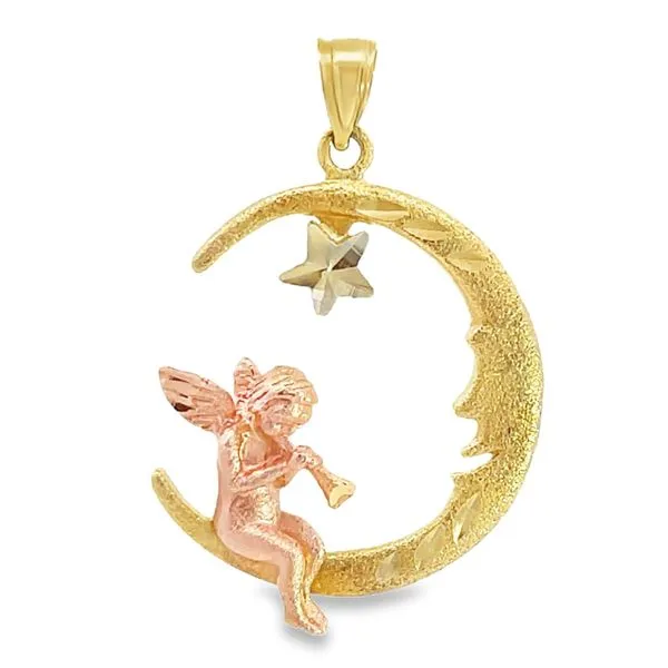 Moon, Star and Angel/Fairy Charm