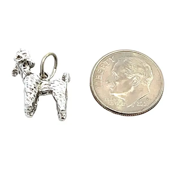 Poodle Charm Image 2 Miner's Den Jewelers Royal Oak, MI