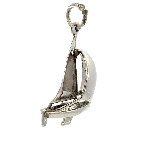Sailboat Charm Image 2 Miner's Den Jewelers Royal Oak, MI