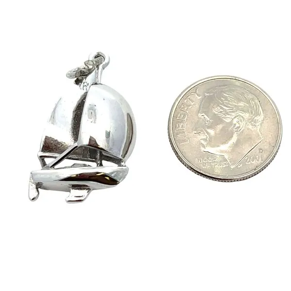 Sailboat Charm Image 3 Miner's Den Jewelers Royal Oak, MI