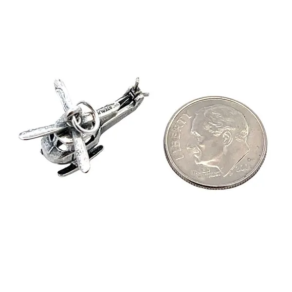Helicopter Charm Image 3 Miner's Den Jewelers Royal Oak, MI