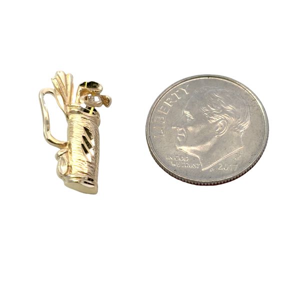Golf Bag Charm Image 2 Miner's Den Jewelers Royal Oak, MI