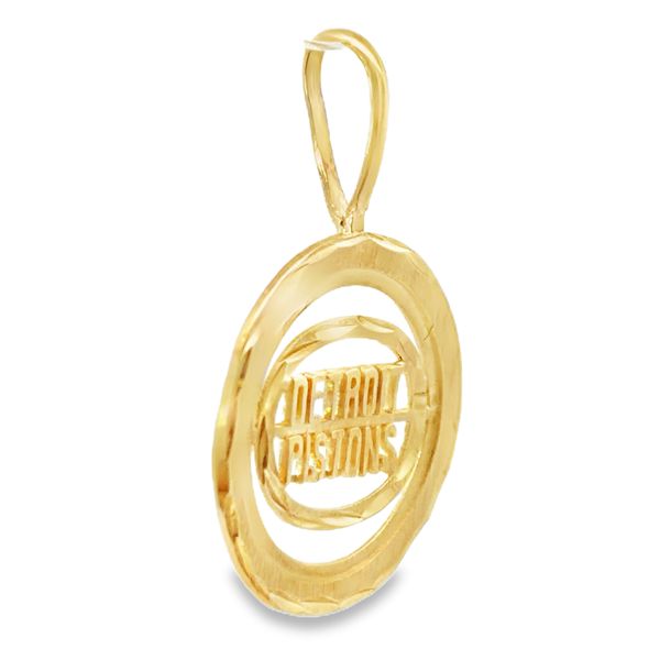 Detroit Pistons Charm Image 2 Miner's Den Jewelers Royal Oak, MI