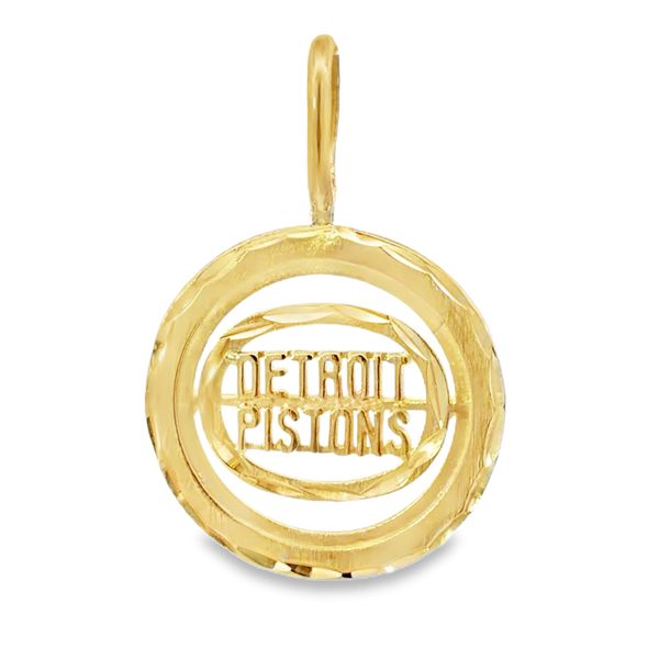 Detroit Pistons Charm Miner's Den Jewelers Royal Oak, MI