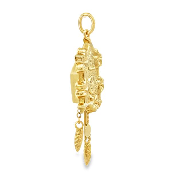 14k Cuckoo Clock Charm Image 2 Miner's Den Jewelers Royal Oak, MI