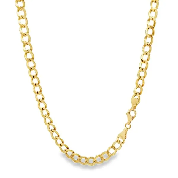 22k Yellow Gold Curb Chain Miner's Den Jewelers Royal Oak, MI