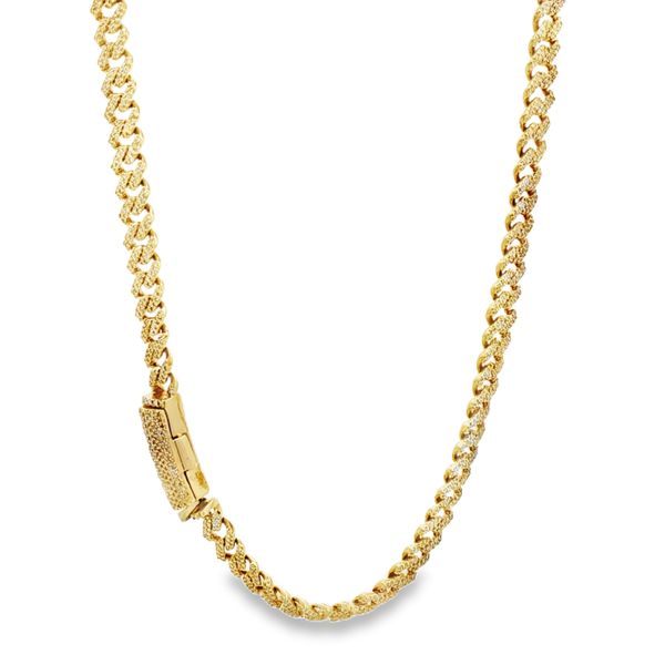 10K Yellow Gold Diamond Curb Chain Miner's Den Jewelers Royal Oak, MI