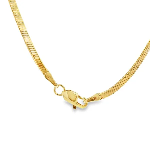 20in Flat Snake Chain Image 2 Miner's Den Jewelers Royal Oak, MI