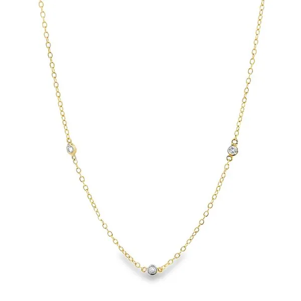 diamond station necklace