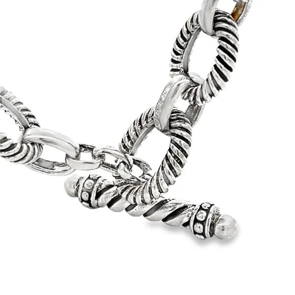 Fancy Twisted Oval Link Necklace Image 2 Miner's Den Jewelers Royal Oak, MI